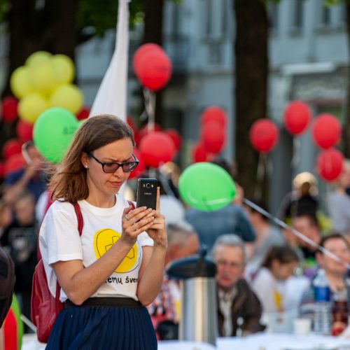 „Kiemų šventė“ Laisvės alėjoje <span style=color:red;>(2018)</span>  © Krisčio Balčiūno ir Evaldo Šemioto nuotr.