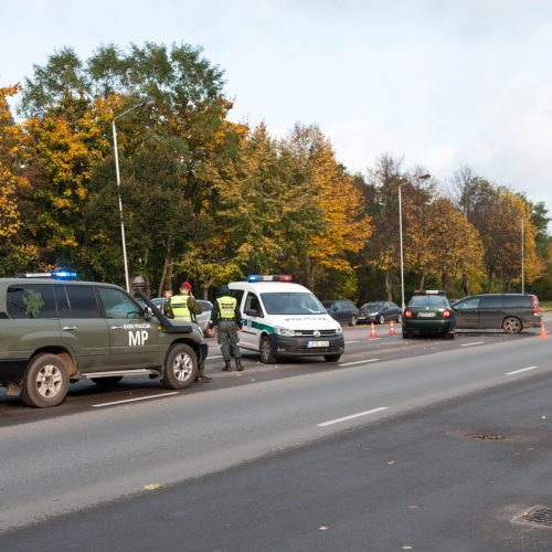 Avarija Jonavos g., Kaune  © Akvilės Snarskienės nuotr.