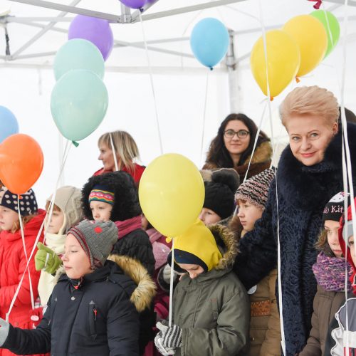 Prezidentė atidarė vaikų dienos centrą Zarasuose  © R. Dačkaus / Prezidentūros nuotr.