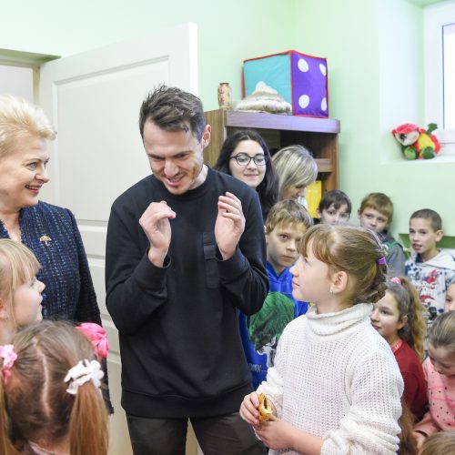 Prezidentė atidarė vaikų dienos centrą Zarasuose  © R. Dačkaus / Prezidentūros nuotr.