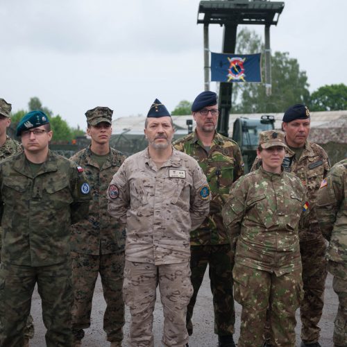 NATO ryšių pratybos Kaune  © Akvilės Snarskienės nuotr.