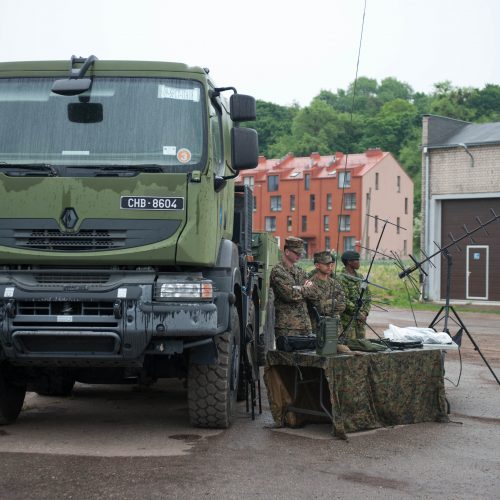 NATO ryšių pratybos Kaune  © Akvilės Snarskienės nuotr.