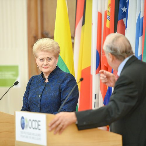 Derybos dėl Lietuvos narystės EBPO  © R. Dačkaus / Prezidentūros nuotr.