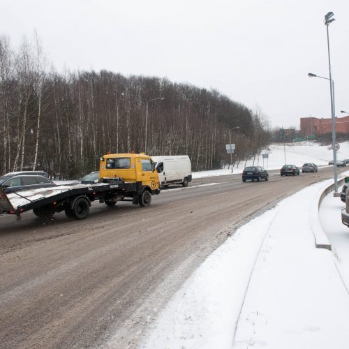 Gausus sniegas Kaune  © Akvilės Snarskienės nuotr.