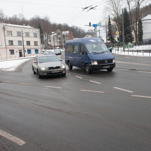 Gausus sniegas Kaune  © Akvilės Snarskienės nuotr.