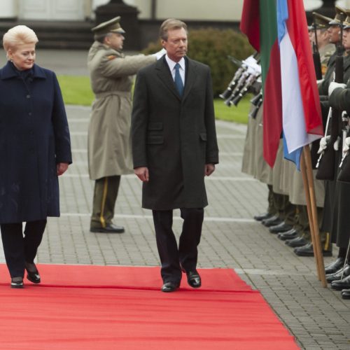 Prezidentė susitiko su Liuksemburgo didžiuoju hercogu  © BFL nuotr.
