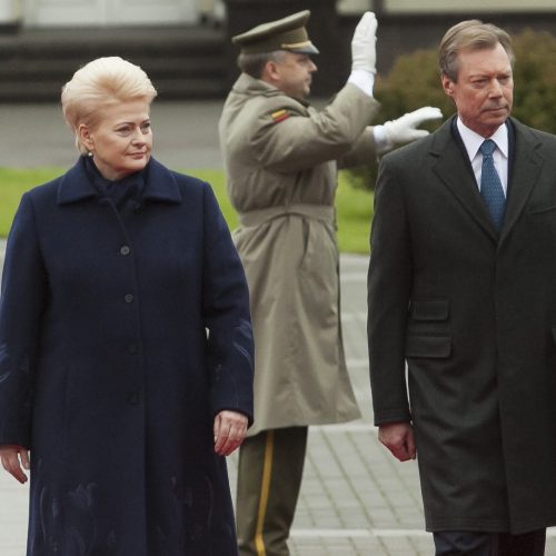 Prezidentė susitiko su Liuksemburgo didžiuoju hercogu  © BFL nuotr.