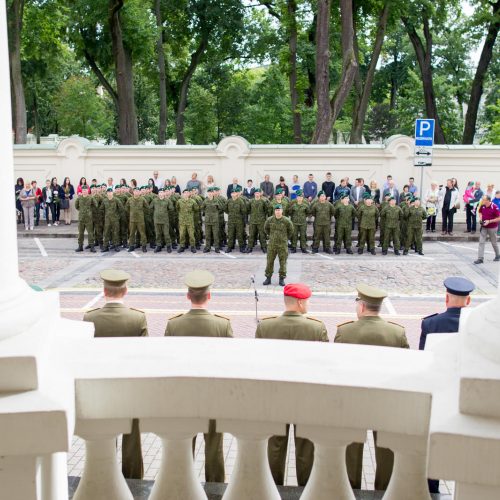 Jaunesniųjų karininkų priesaika  © K. Kovalėlio / BFL nuotr.