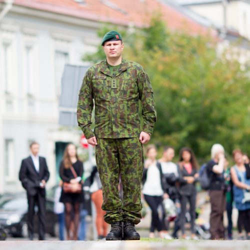 Jaunesniųjų karininkų priesaika  © K. Kovalėlio / BFL nuotr.