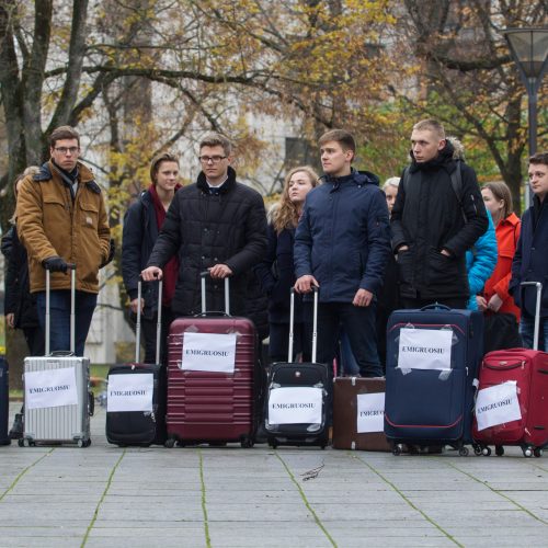 Spaudos konferencija apie emigraciją  © V. Skaraičio / BFL nuotr.