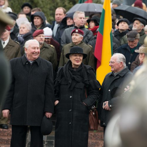 Vėliavų pakėlimo ceremonija Kovo 11-osios proga  © V. Skaraičio / BFL nuotr.