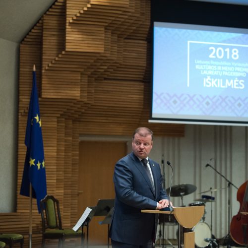 Vyriausybėje įteiktos kultūros ir meno premijos  © V. Skaraičio/ BFL nuotr.