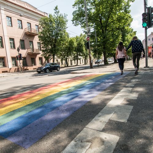 Sostinė ruošiasi „Vaivorykštės dienoms“  © V. Skaraičio / BFL nuotr.