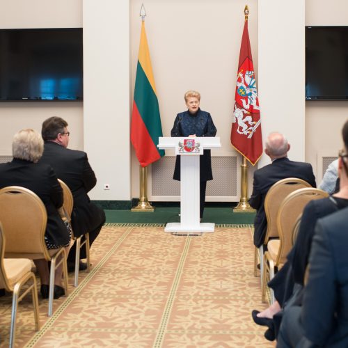 Lietuvos ambasadoriai susirinko Prezidentūroje  © R. Dačkaus / Prezidentūros, V. Skaraičio / BFL nuotr.