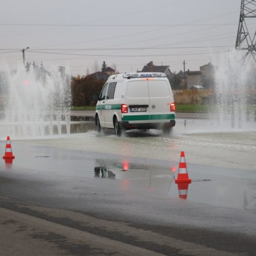 Policijos kursantams – neeiliniai mokymai  © Policijos mokyklos nuotr.