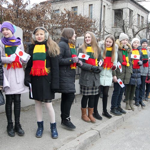 Japonijos premjero Šinzo Abės vizitas Kaune  © Evaldo Šemioto nuotr.