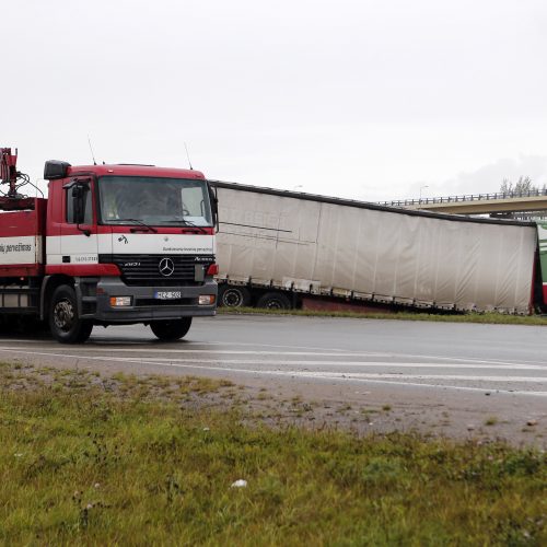 Avarija Jakų žiede  © Vytauto Petriko nuotr.