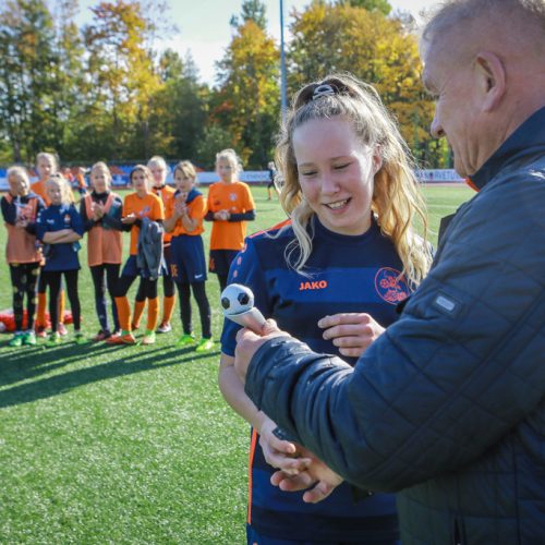 LMFA Lietuvos mergaičių futbolo čempionato 2006 m. gimusių mergaičių finalinis etapas  © Vytauto Petriko nuotr.