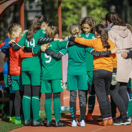 LMFA Lietuvos mergaičių futbolo čempionato 2006 m. gimusių mergaičių finalinis etapas  © Vytauto Petriko nuotr.