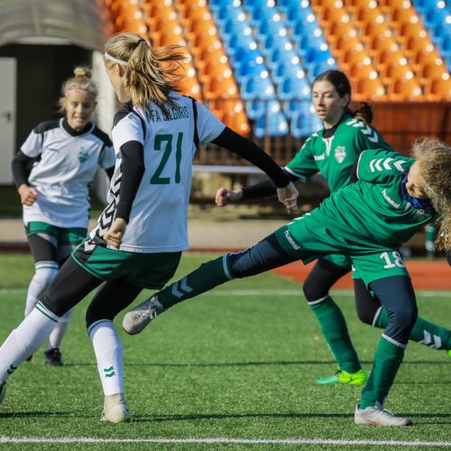 LMFA Lietuvos mergaičių futbolo čempionato 2006 m. gimusių mergaičių finalinis etapas  © Vytauto Petriko nuotr.