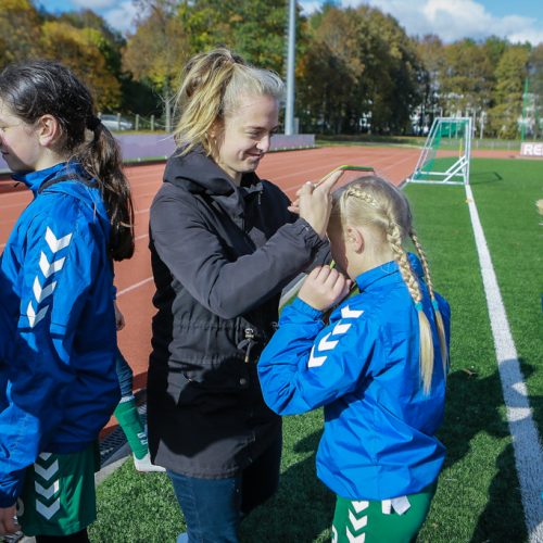 LMFA Lietuvos mergaičių futbolo čempionato 2006 m. gimusių mergaičių finalinis etapas  © Vytauto Petriko nuotr.