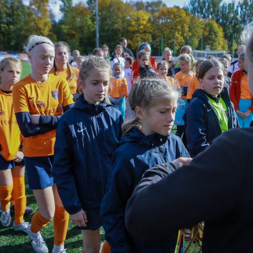 LMFA Lietuvos mergaičių futbolo čempionato 2006 m. gimusių mergaičių finalinis etapas  © Vytauto Petriko nuotr.