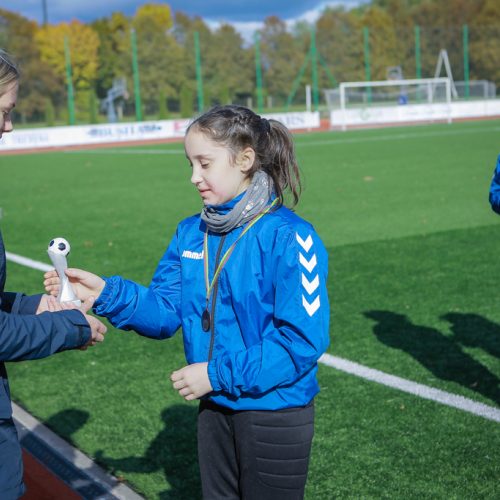 LMFA Lietuvos mergaičių futbolo čempionato 2006 m. gimusių mergaičių finalinis etapas  © Vytauto Petriko nuotr.