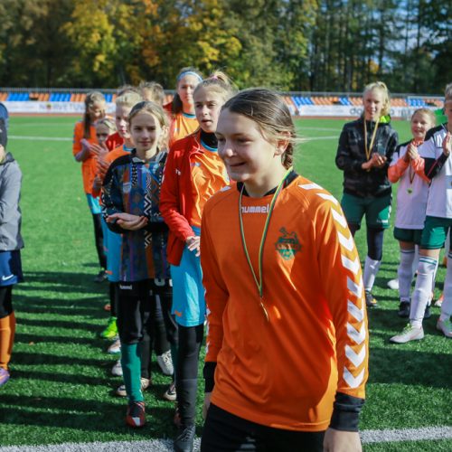 LMFA Lietuvos mergaičių futbolo čempionato 2006 m. gimusių mergaičių finalinis etapas  © Vytauto Petriko nuotr.