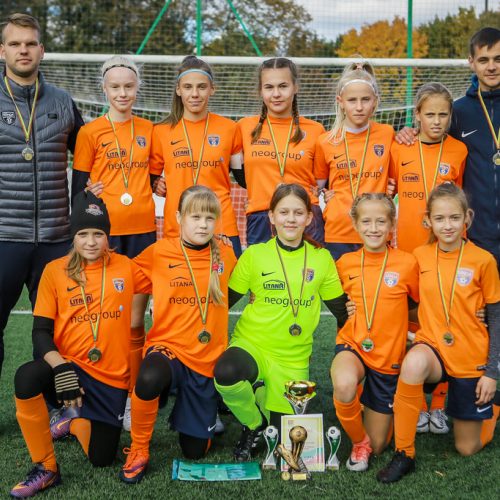 LMFA Lietuvos mergaičių futbolo čempionato 2006 m. gimusių mergaičių finalinis etapas  © Vytauto Petriko nuotr.