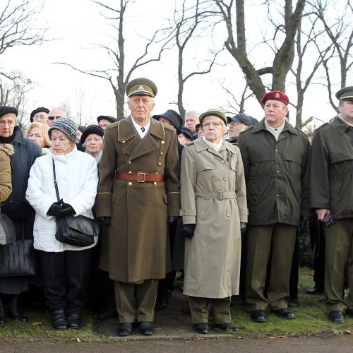 Memorialo žuvusiems karininkams atidengimas  © Evaldo Šemioto nuotr.