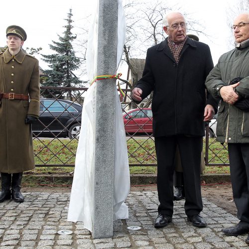 Memorialo žuvusiems karininkams atidengimas  © Evaldo Šemioto nuotr.