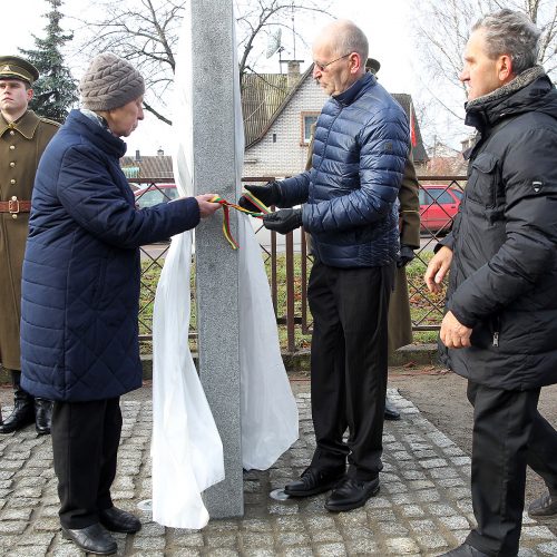 Memorialo žuvusiems karininkams atidengimas  © Evaldo Šemioto nuotr.