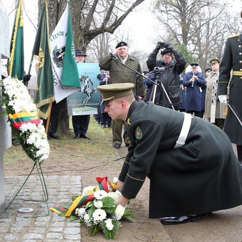 Memorialo žuvusiems karininkams atidengimas  © Evaldo Šemioto nuotr.