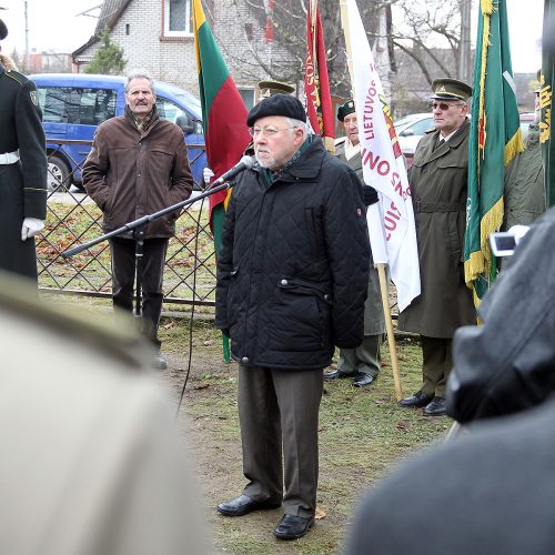 Memorialo žuvusiems karininkams atidengimas  © Evaldo Šemioto nuotr.