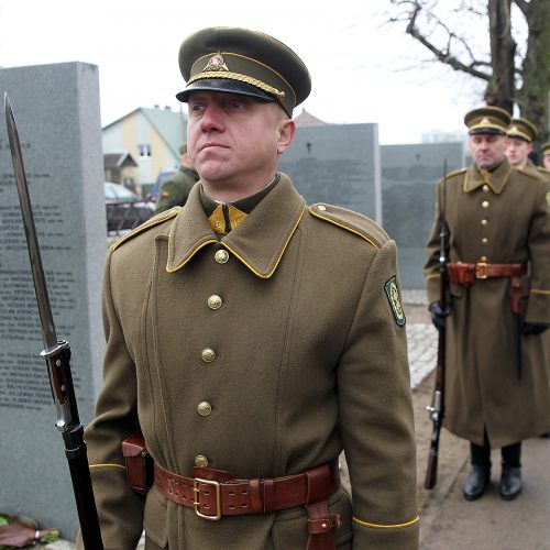 Memorialo žuvusiems karininkams atidengimas  © Evaldo Šemioto nuotr.