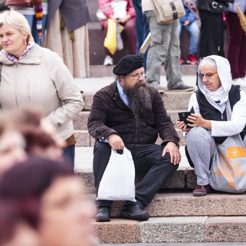 Teatrų dieną vainikavo vaikų pasirodymai   © Gedimino Bartuškos (ELTA) nuotr.