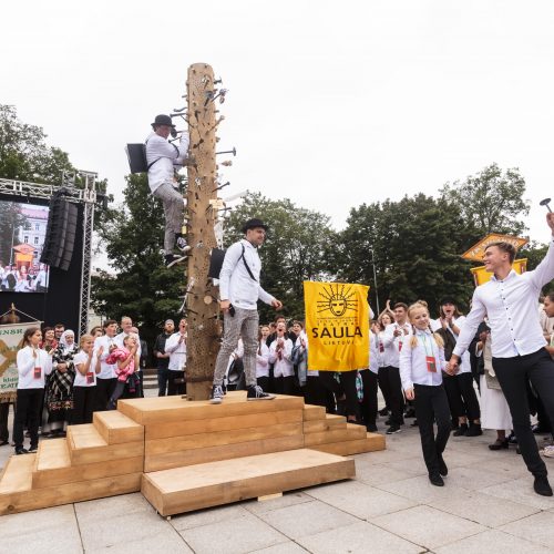 Teatrų dieną vainikavo vaikų pasirodymai   © Gedimino Bartuškos (ELTA) nuotr.