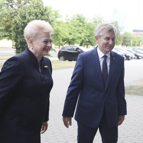 Devintasis D. Grybauskaitės metinis pranešimas Seime  © M. Morkevičiaus / ELTOS, R. Dačkaus / Prezidentūros nuotr.