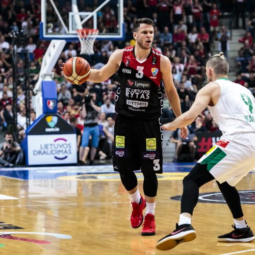 Ketvirtoji kova: „Lietuvos rytas“ prieš „Žalgirį“  © G.Bartuškos (ELTA), V. Skaraičio (BFL) nuotr.