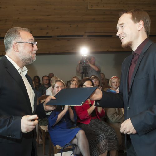 Įteiktos muzikologijos autoritetų vardo premijos  © Dainiaus Labučio (ELTA) nuotr.