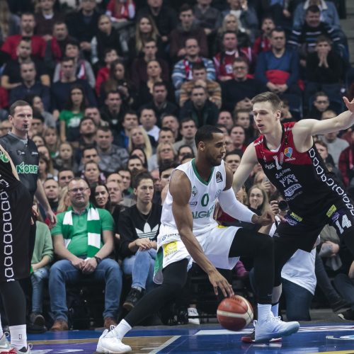  „Lietuvos rytas“ nukovė „Žalgirį“: 75:68  © G. Bartuškos (ELTA) ir V. Skaraičio (BFL) nuotr.