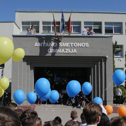 Paskutinio skambučio šventė Kaune  © Evaldo Šemioto nuotr.