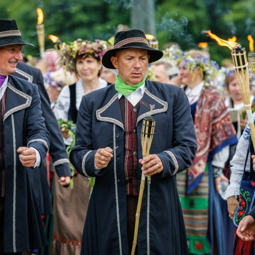 Vestuvinis Joninių festivalis Neringoje  © Vytauto Petriko nuotr.