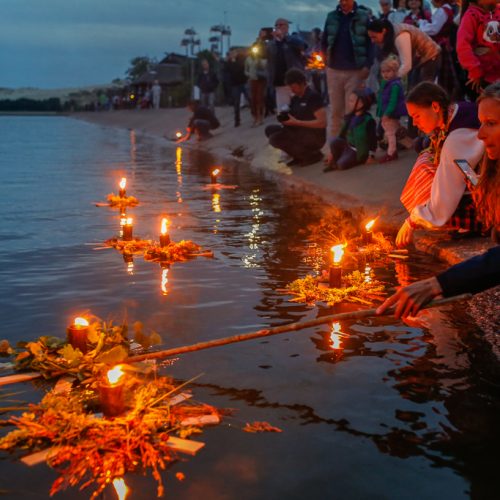 Vestuvinis Joninių festivalis Neringoje  © Vytauto Petriko nuotr.