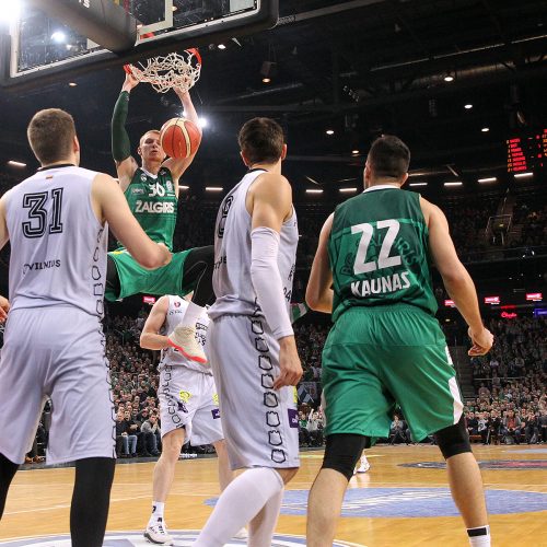 LKL: „Žalgiris“ – „Lietuvos rytas“ 63:65  © Evaldo Šemioto nuotr.