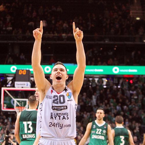 LKL: „Žalgiris“ – „Lietuvos rytas“ 63:65  © Evaldo Šemioto nuotr.