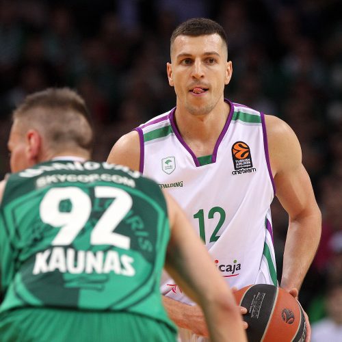 Eurolyga: „Žalgiris“ – „Unicaja“ 79:77  © Evaldo Šemioto nuotr.