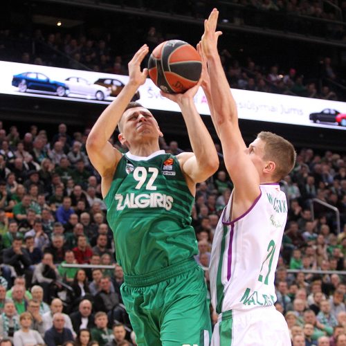 Eurolyga: „Žalgiris“ – „Unicaja“ 79:77  © Evaldo Šemioto nuotr.