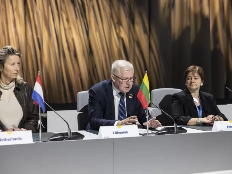 Lietuva ragina ES greitinti pastangas kartu perkant artilerijos amunicijos Ukrainai