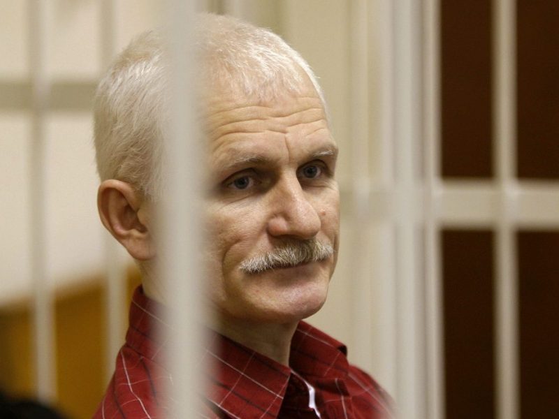A. Bialiackiui Baltarusijos teismas skyrė 10 metų kalėjimo bausmę